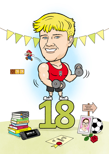 Geschenkidee zum 18. Geburtstag