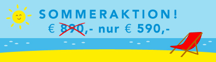 Karikatur Sommer-Aktion